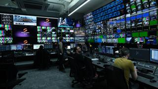 Expanded control room in the Gravity Media West London production center